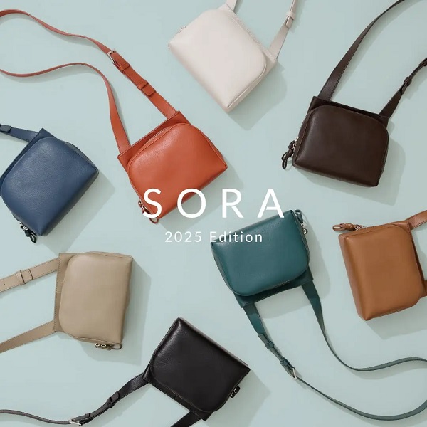 マザーハウス、「Sora 2 Way Shoulder（ソラ 2 ウェイ ショルダー）」を発売