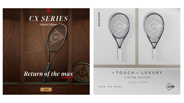 ダンロップスポーツ、ダンロップテニスラケット「CX」・「LX」シリーズの数量限定デザインを発売