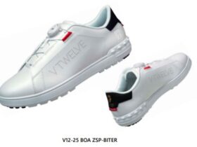 ブリヂストンスポーツ、「V12」監修のゴルフシューズ「V12-25 BOA ZSP-BITER」を発売