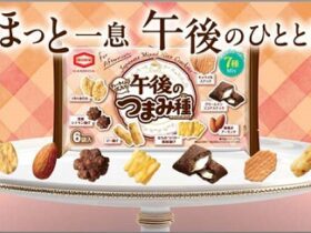 亀田製菓、ミックス米菓「95g 午後のつまみ種」をリニューアル