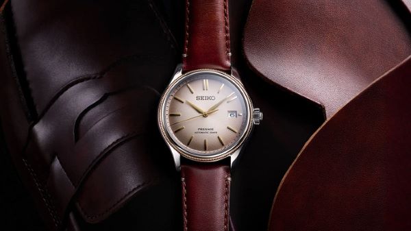 セイコーウオッチ、「セイコー プレザージュ」クラシックシリーズより「アップサイクル・レザーストラップ限定モデル」を発売