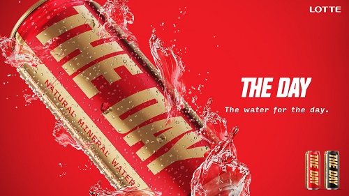 ロッテ、飲料ブランド「THE DAY」を立ち上げ「ナチュラルミネラルウォーター」と「スパークリングウォーター」を発売