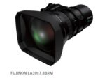 富士フイルム、4K対応の放送用ズームレンズ「FUJINON LA30x7.8BRM」を発売