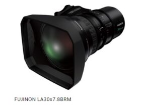 富士フイルム、4K対応の放送用ズームレンズ「FUJINON LA30x7.8BRM」を発売