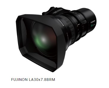 富士フイルム、4K対応の放送用ズームレンズ「FUJINON LA30x7.8BRM」を発売