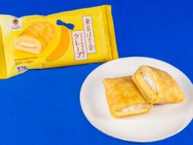 ファミリーマート、「東京ばな奈」とコラボした「バナナかすたあどクレープ」を発売