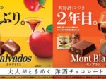 ロッテ、洋酒チョコレートシリーズとして「カルヴァドス」と「洋酒薫る大人のスイーツ モンブラン」を冬季限定発売