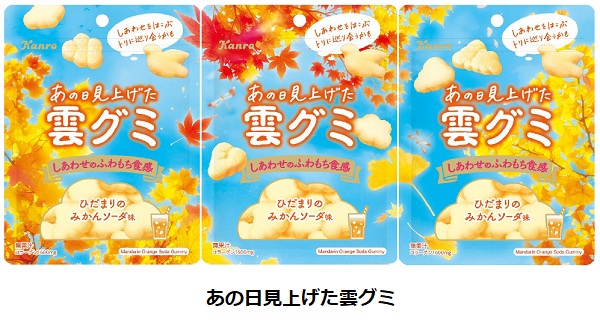 カンロ、「あの日見上げた雲グミ」をファミリーマートで限定発売