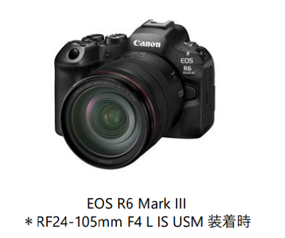 キヤノン、フルサイズミラーレスカメラ「EOS R6 Mark III」を発売