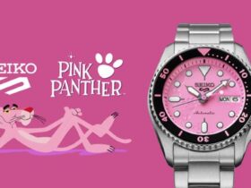 セイコーウオッチ、「セイコー 5スポーツ」から「ピンクパンサー コラボレーション限定モデル」を発売