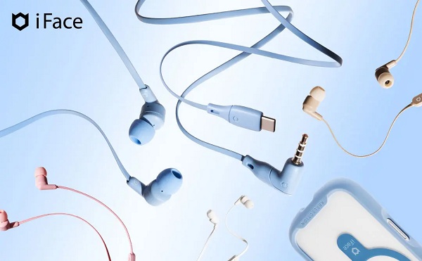 Hamee、「iFace」から有線イヤホン「iFace マイク付き ワイヤードイヤホン」を発売