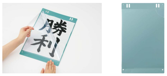 プラス、「ワイドに開く書道作品ホルダー 半紙用」を発売